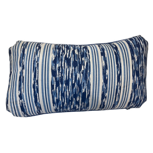 BLUE & WHITE STRIPED LUMBAR