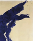 FRAMED YVES KLEIN ABSTRACT BLUE PRINT