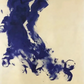 FRAMED YVES KLEIN ABSTRACT BLUE PRINT