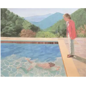 UNFRAMED 'PORTRAIT OF AN ARTIST' BY DAVID HOCKNEY
