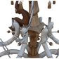 WHIMSICAL MONKEY CHANDELIER WITH BAMBOO DETAIL
