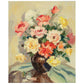 FLORAL STILL LIFE SIGNED & FRAMED OIL ON CANVAS