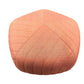 KARL SPRINGER STYLE SOUFFLE POUF OTTOMAN IN ORIGINAL CORAL FABRIC