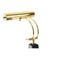 VINTAGE BRASS DESK LAMP ON MARBLE BASE