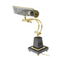 VINTAGE BRASS DESK LAMP ON MARBLE BASE