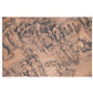 ASIAN COFFEE TABLE WITH INSET CARVED DETAILS
