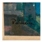 SIGNED AND FRAMED OIL ON CANVAS BRIDGE VIEW