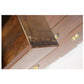 NEOCLASSICAL MAHOGANY CHEST OF DRAWERS WITH BRASS PULLS
