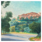 FRAMED OIL ON MASONITE  FRENCH LANDSCAPE