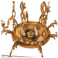 LOUIS XVI STYLE GILT METAL EIGHT ARM CHANDELIER