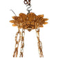 LOUIS XVI STYLE GILT METAL EIGHT ARM CHANDELIER