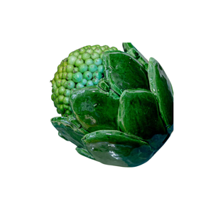 SMALL GREEN  ARTICHOKE CACHEPOT