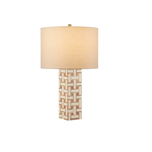 SHADES OF CREAM TABLE LAMP
