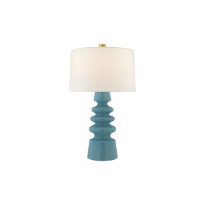 BLUE ABSTRACT TABLE LAMP