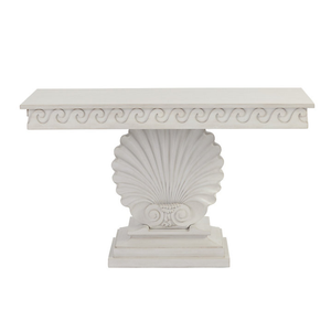 SCALLOPED SHELL CONSOLE TABLE
