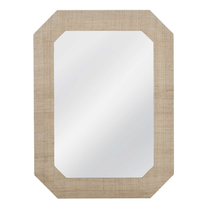 RAFFIA WALL MIRROR