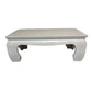 MING STYLE WHITE WOOD PLANK COFFEE TABLE
