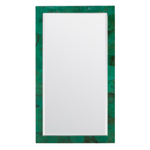 EMERALD GREEN SHELL FRAME MIRROR