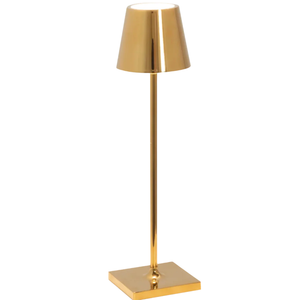 GOLD MEDIUM RECHARGEABLE LAMPS