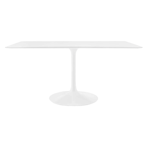 WHITE RECTANGULAR TABLE