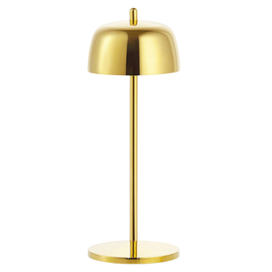 ROUND TOP RECHAREAGBLE BATTERY OPERATED POLISHED GOLD