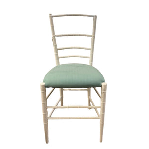 FAUX BAMBOO PAINTED PETITE CHAIR