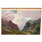 IRISH HIGHLANDS LANDSCAPE OIL PAINTING IN ORNATE FRAME