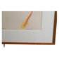 MID CENTURY SIGNED AND NUMBERED FRAMED FLORAL LITHOGRAPH