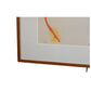 MID CENTURY SIGNED AND NUMBERED FRAMED FLORAL LITHOGRAPH