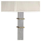 MAISON JANSEN STYLE BRASS AND METAL STANDING LAMP