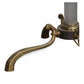 MAISON JANSEN STYLE BRASS AND METAL STANDING LAMP