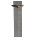 MAISON JANSEN STYLE BRASS AND METAL STANDING LAMP