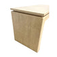 KARL SPRINGER STYLE CREAM RAFFIA WRAPPED  LOW CONSOLE TABLE