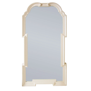 WHITE QUEEN ANNE STYLE  MIRROR