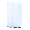 SCALLOPED EMBROIDERED GUEST TOWELS - Navy