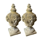PAIR OF STONE GARDEN FINIALS