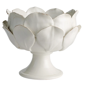 FLOWER PETAL FOOTED BOWL
