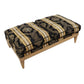 LOUIS XVI STYLE PAINTED AND UPHOLSTERED OTTOMAN OR BENCH