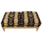 LOUIS XVI STYLE PAINTED AND UPHOLSTERED OTTOMAN OR BENCH