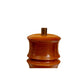 PAIR OF VINTAGE HAND CARVED BAMBOO FORM MID CENTURY TABLE LAMPS