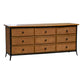 WALTERS WICKER NINE DRAWER CREDENZA CHEST