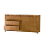 WALTERS WICKER SIX DRAWER CHEST OF DRAWERS
