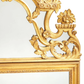 PAIR OF GILTWOD ROCOCO STYLE MIRRORS