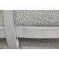 LIGHT GRAY BOUCLE UPHOLSTERED CURVED BACK SETTEE
