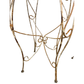 PAIR OF VINTAGE PAINTED METAL PLANT STANDS