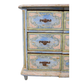 FRENCH PROVINCIAL PAINTED THREE DRAWER CHEST