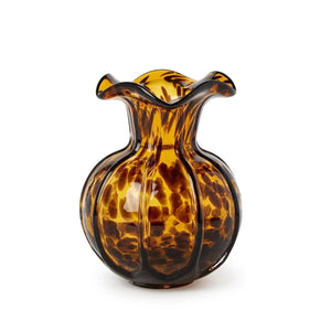 TORTOISE RUFFLED VASE