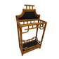 VINTAGE RATTAN PAGODA STYLE UMBRELLA STAND