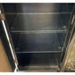 VINTAGE BLACK LACQUER CHINOISERIE CABINET