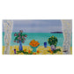OIL ON CANVAS SEASCAPE STILL LIFE, FRAMED AND SIGNED
